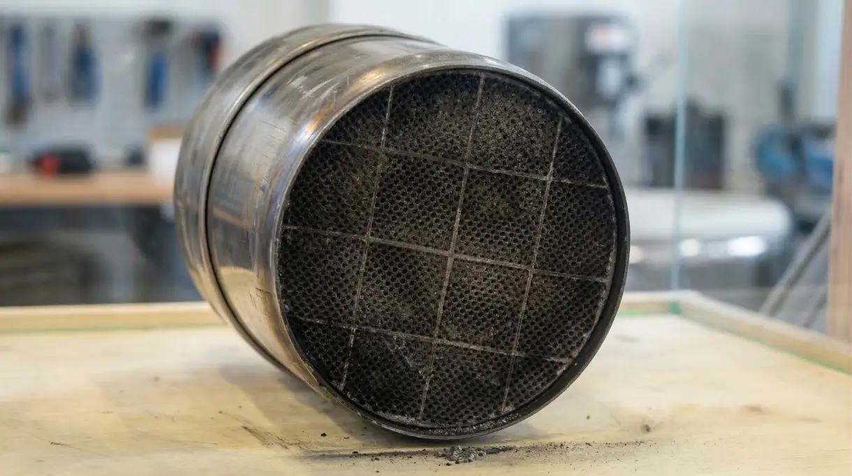 Filtre à particule encrassé