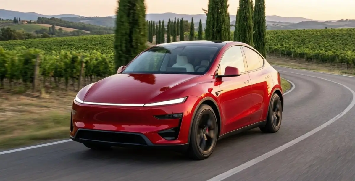 Tesla Model Y 2026 rouge : la voiture électrique la plus fiable selon Auto Plus
